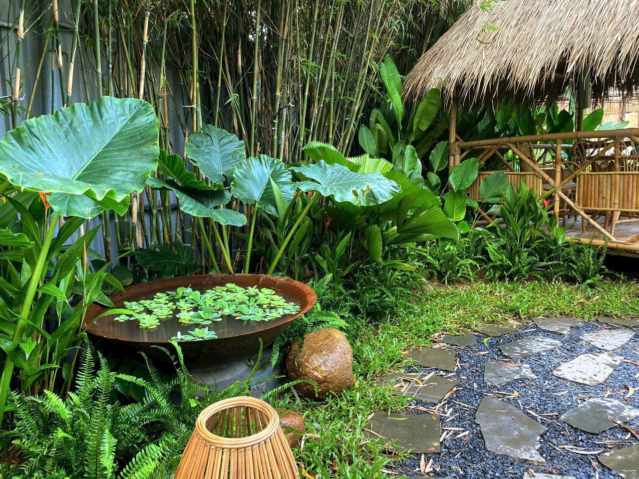 Thiết kế và thi công sân vườn cho spa tại hcm