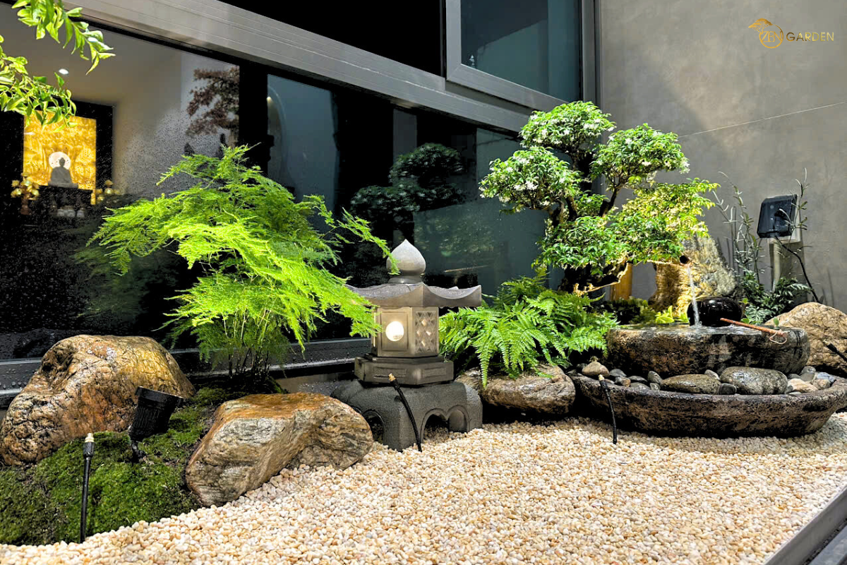 Sân vườn phong cách Nhật Bản Zengarden